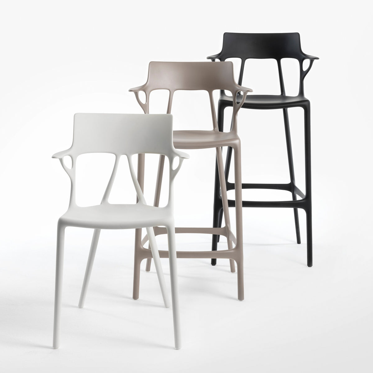 Kartell AI Barhocker 75cm