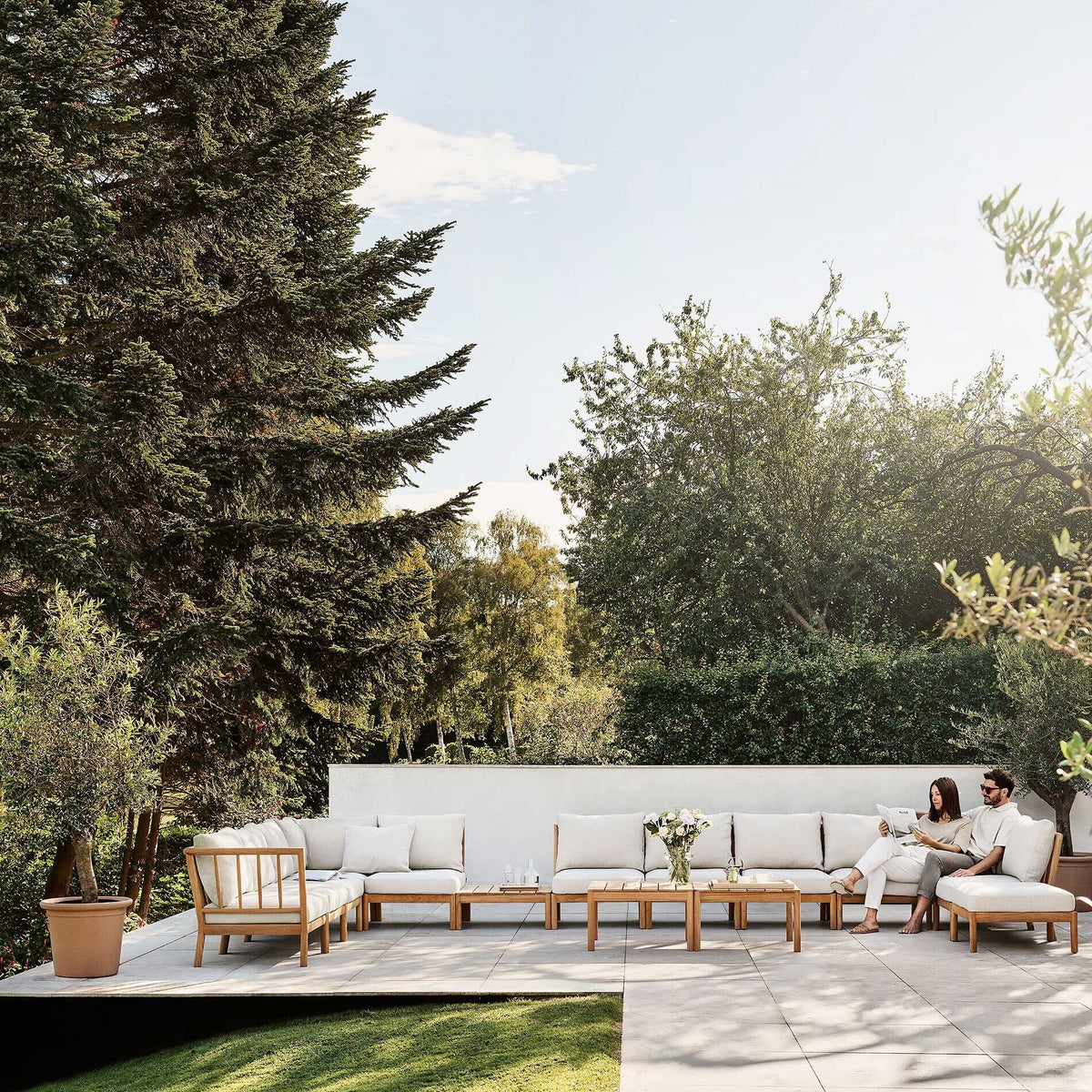 Fritz Hansen Skagerak Tradition Outdoor Sofa Mittelmodul