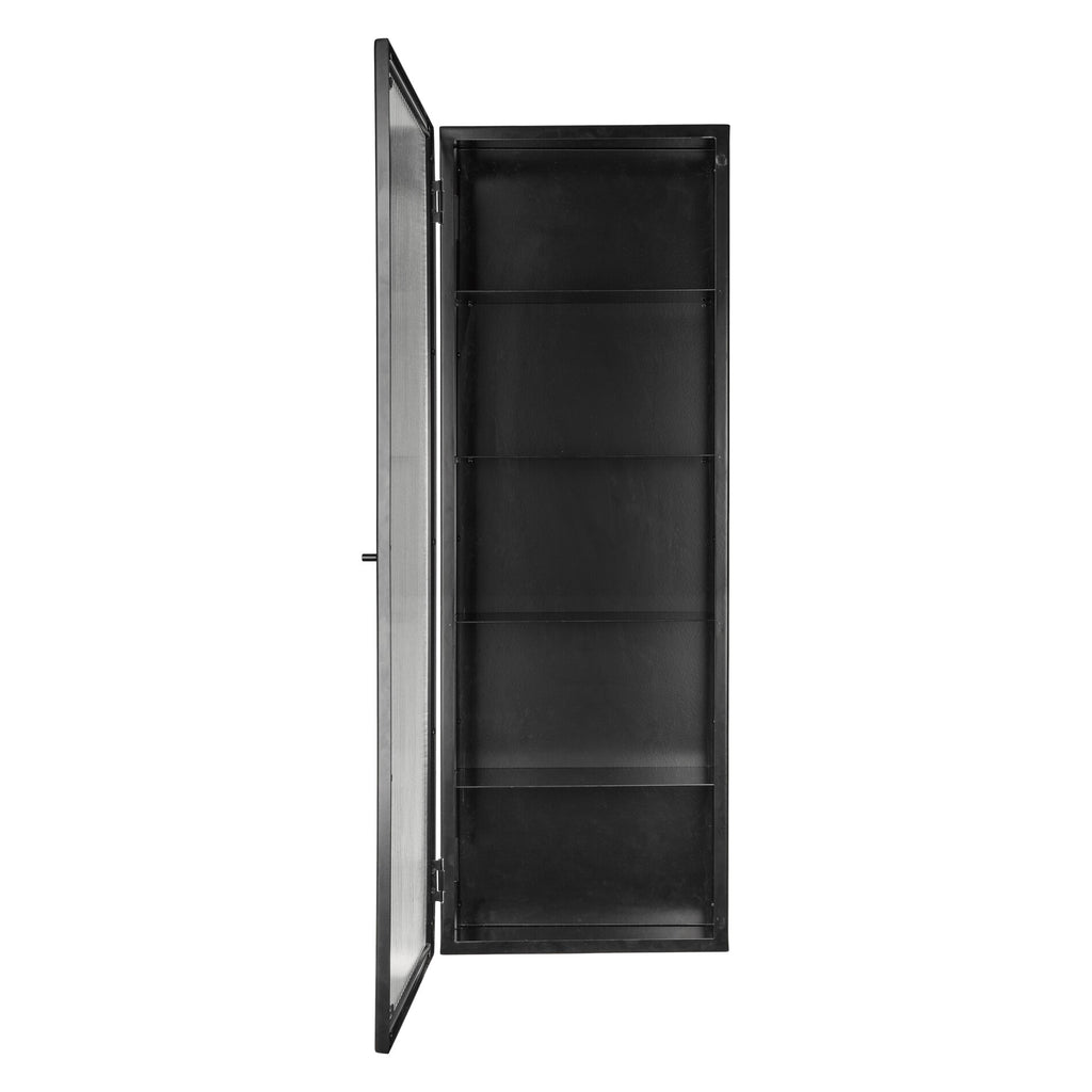 Ferm Living Haze Wandschrank geriffeltes Glas 35x100cm