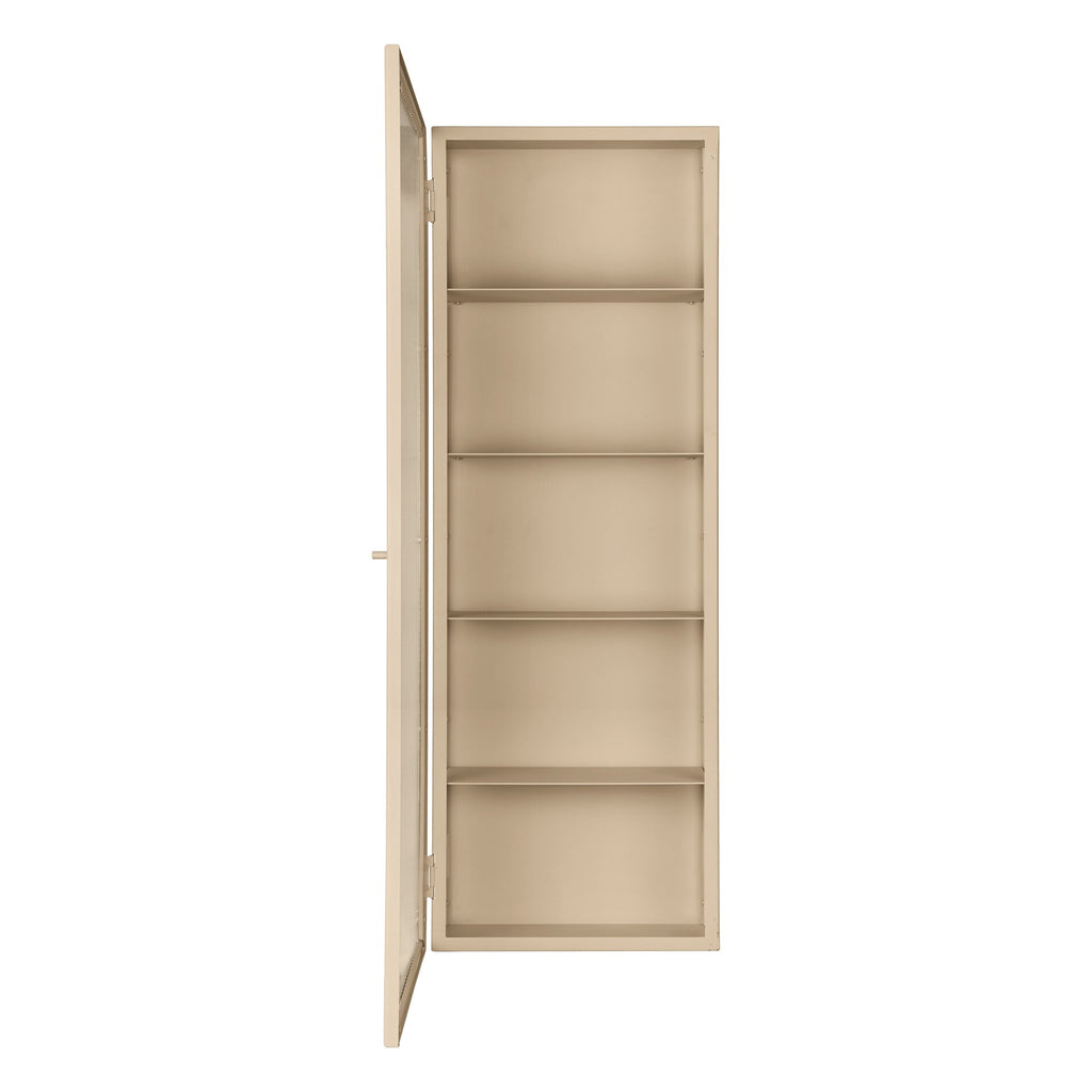 Ferm Living Haze Wandschrank geriffeltes Glas 35x100cm