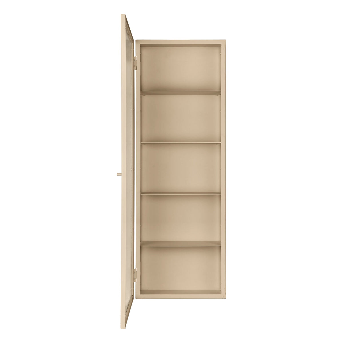 Ferm Living Haze Wandschrank geriffeltes Glas 35x100cm
