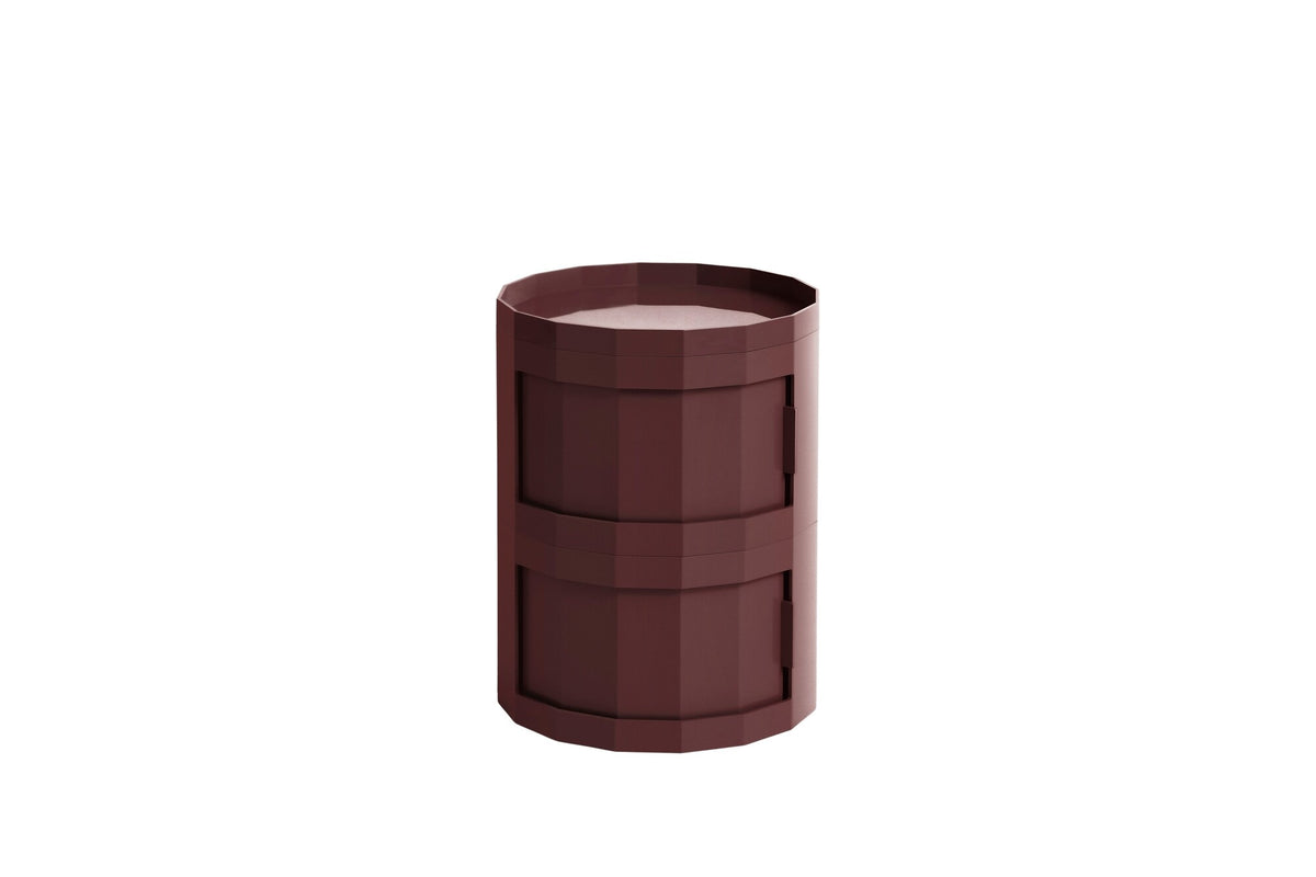 HAY Facet Container 20 mit Füßen und Rollen
