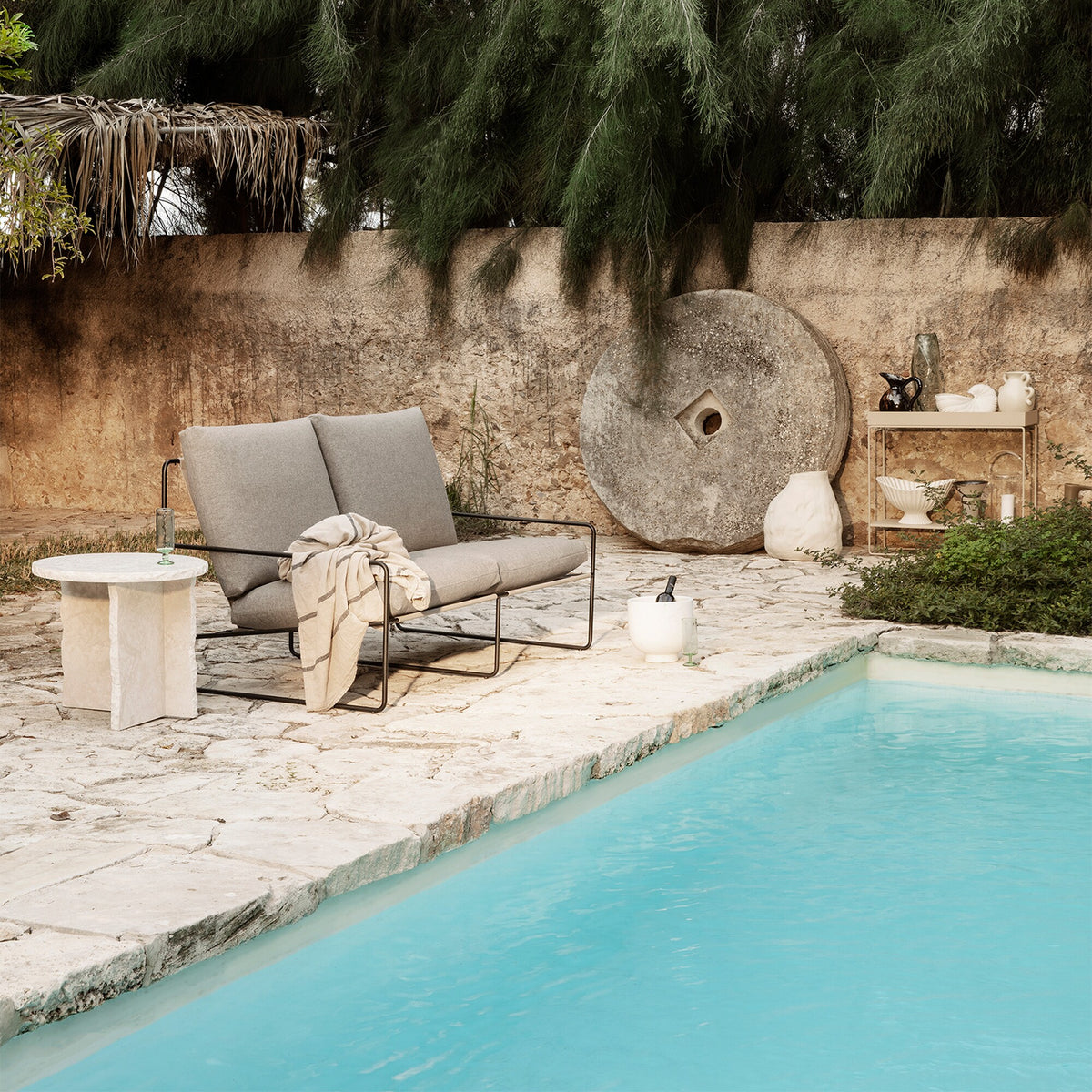 Ferm Living Desert Outdoor 2-Sitzer Sofa