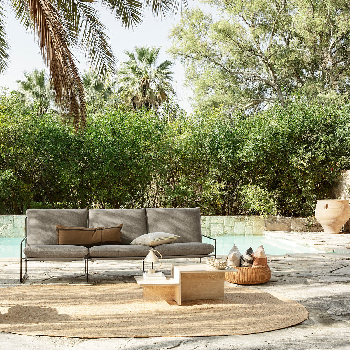 Ferm Living Desert Outdoor 3-Sitzer Sofa