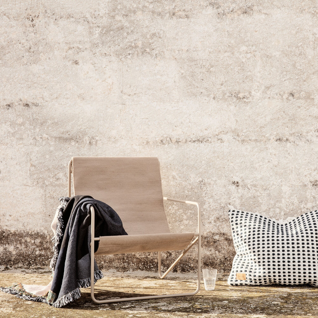 Ferm Living Desert Loungestuhl Gestell kaschmir