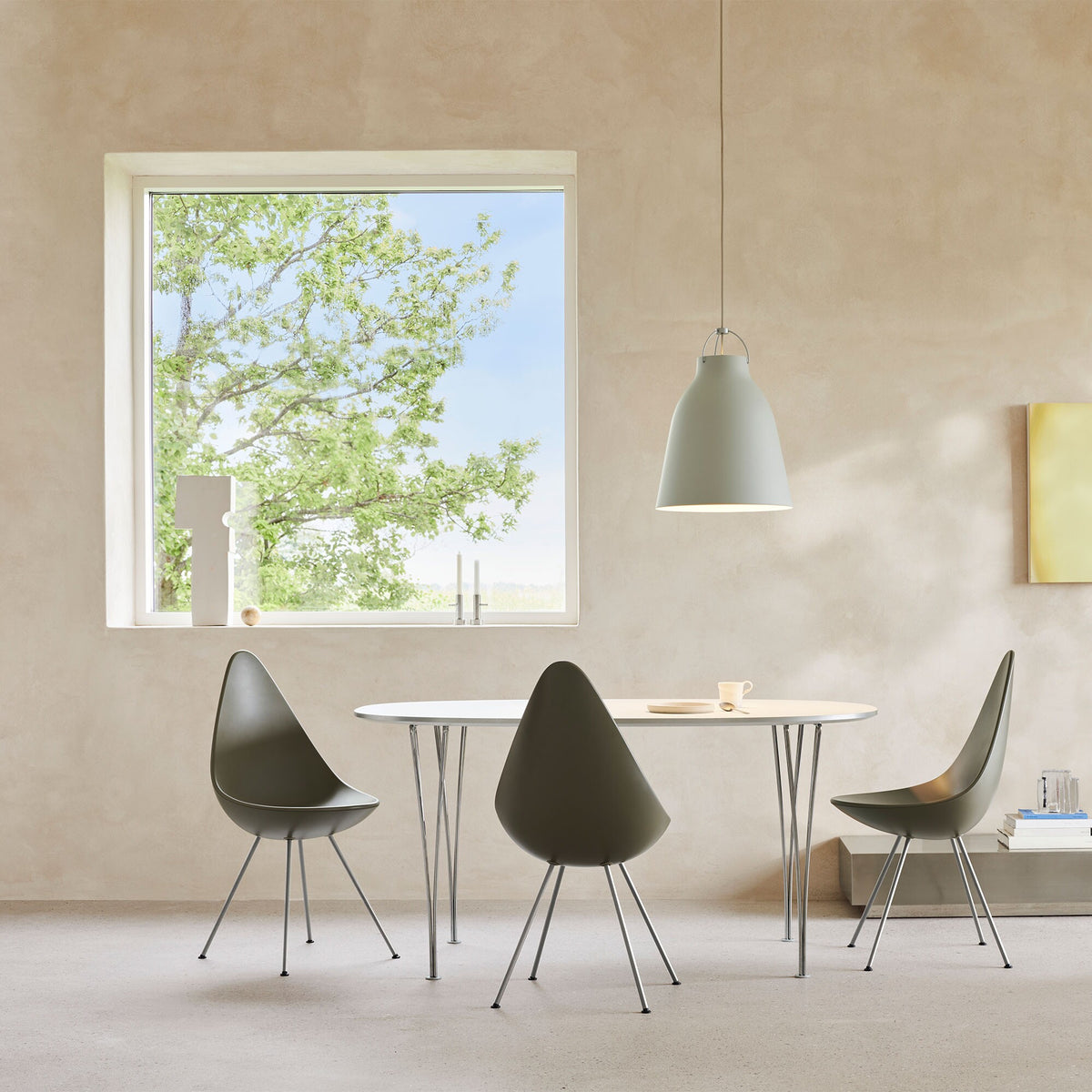 Fritz Hansen Drop™ Stuhl Gestell verchromt