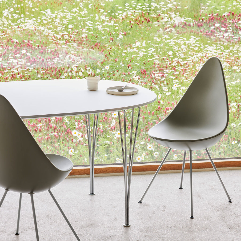 Fritz Hansen Drop™ Stuhl Gestell verchromt