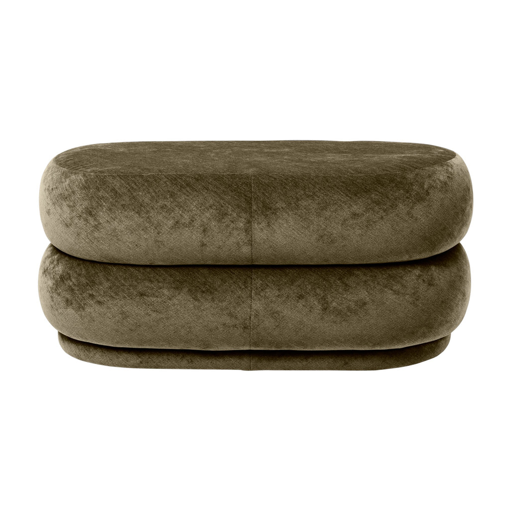Ferm Living Pouf Oval mit 2 Ebenen