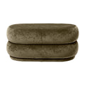 Ferm Living Pouf Oval mit 2 Ebenen