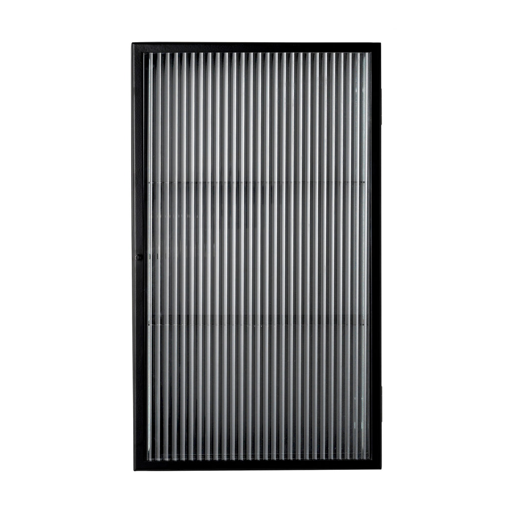 Ferm Living Haze Wandschrank geriffeltes Glas