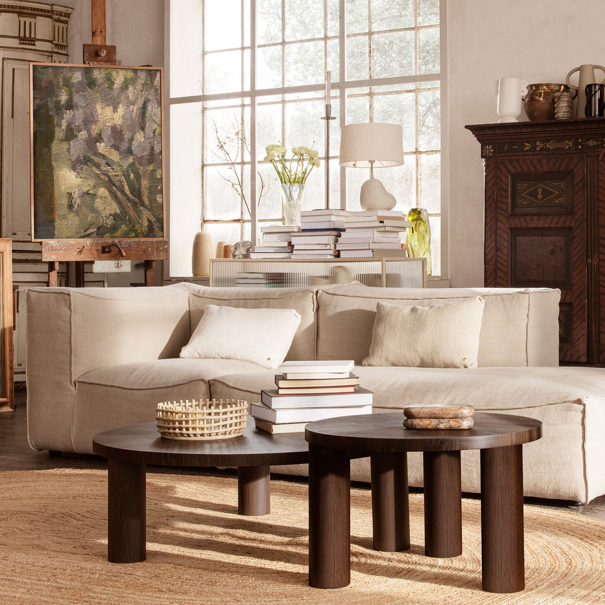 Ferm Living Catena Modular 3-Sitzer Sofa Armlehne rechts