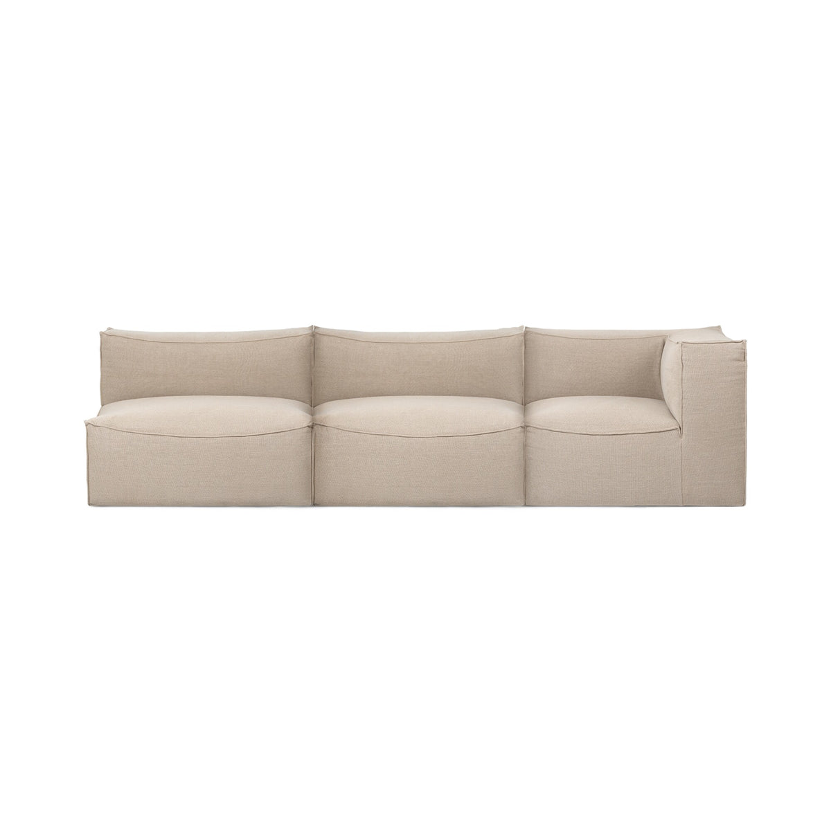 Ferm Living Catena Modular 3-Sitzer Sofa Armlehne rechts