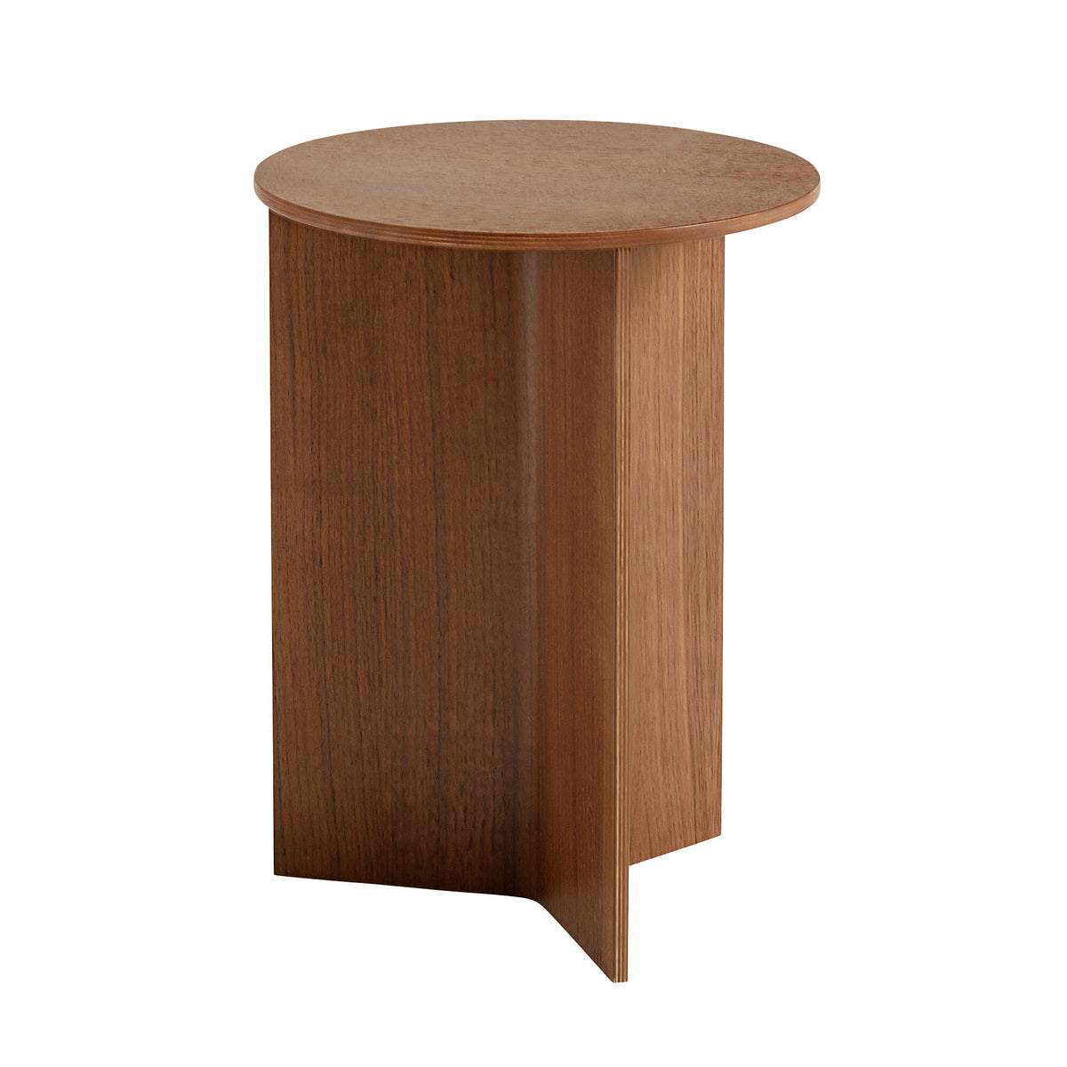 HAY Slit Beistelltisch Holz rund H47cm