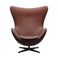 Fritz Hansen Jubiläumsedition 2022 Egg/Das Ei™ Loungesessel Leder