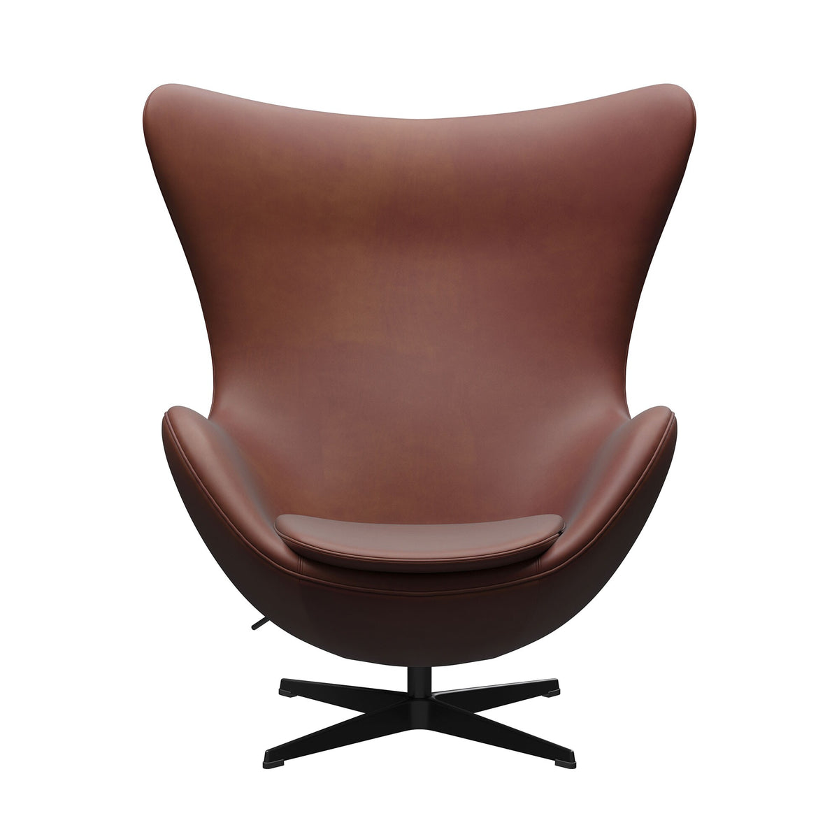 Fritz Hansen Jubiläumsedition 2022 Egg/Das Ei™ Loungesessel Leder