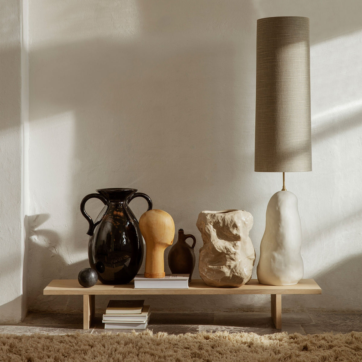 Ferm Living Kona Beistelltisch niedrig