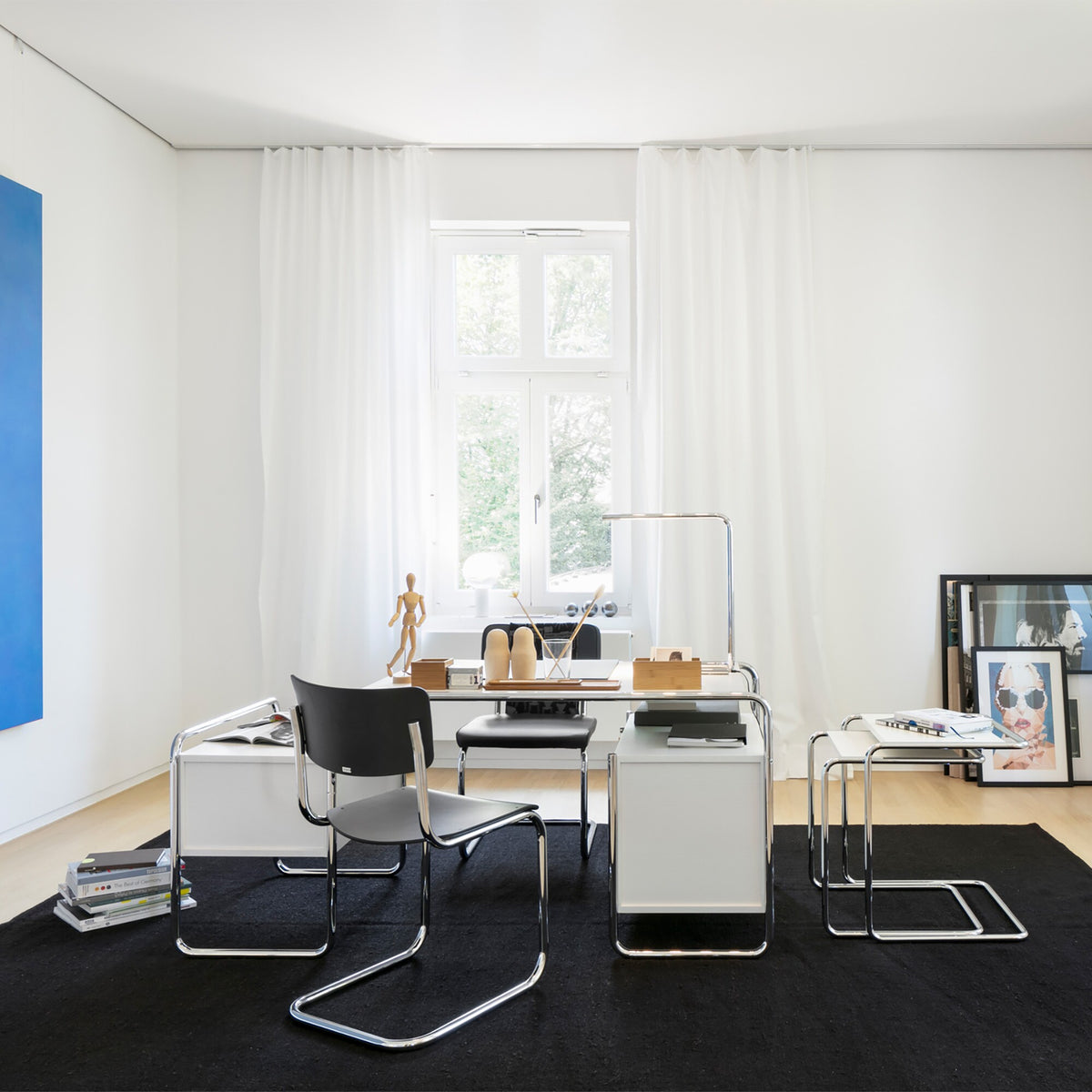 Thonet S 43 Freischwinger Stuhl 4er Set