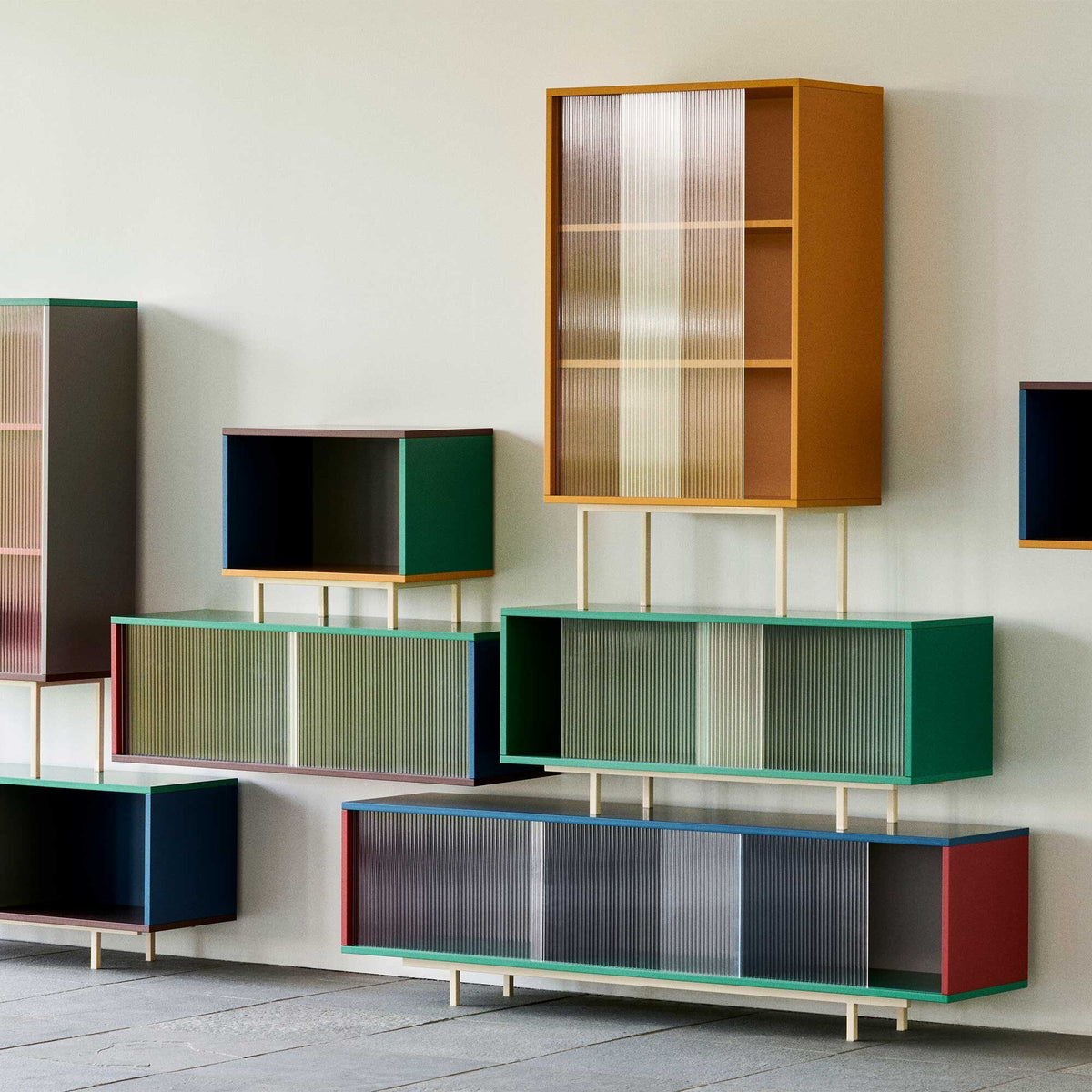HAY Colour Sideboard mit Glastür L