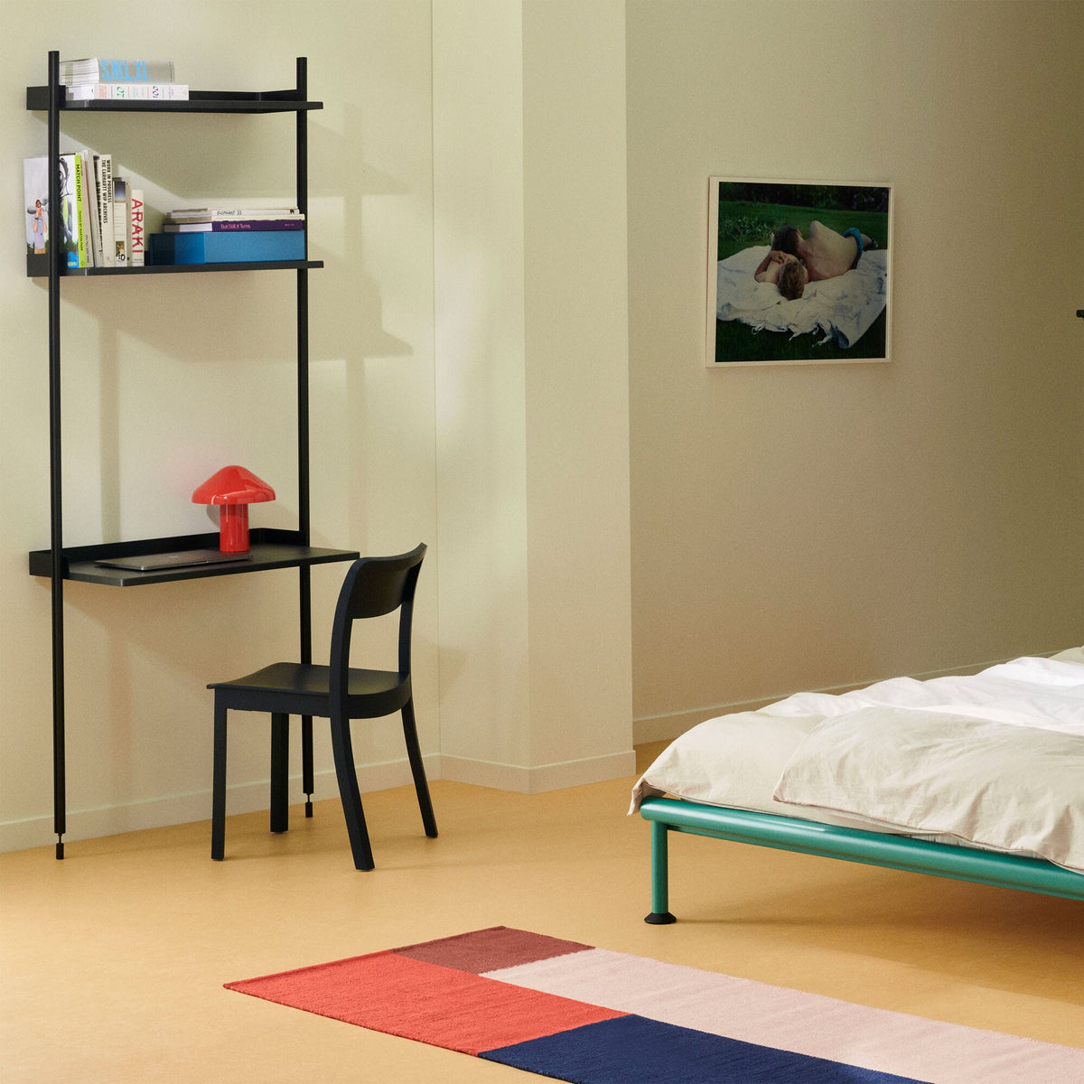 HAY Pier System 11 Regal mit Schreibtisch