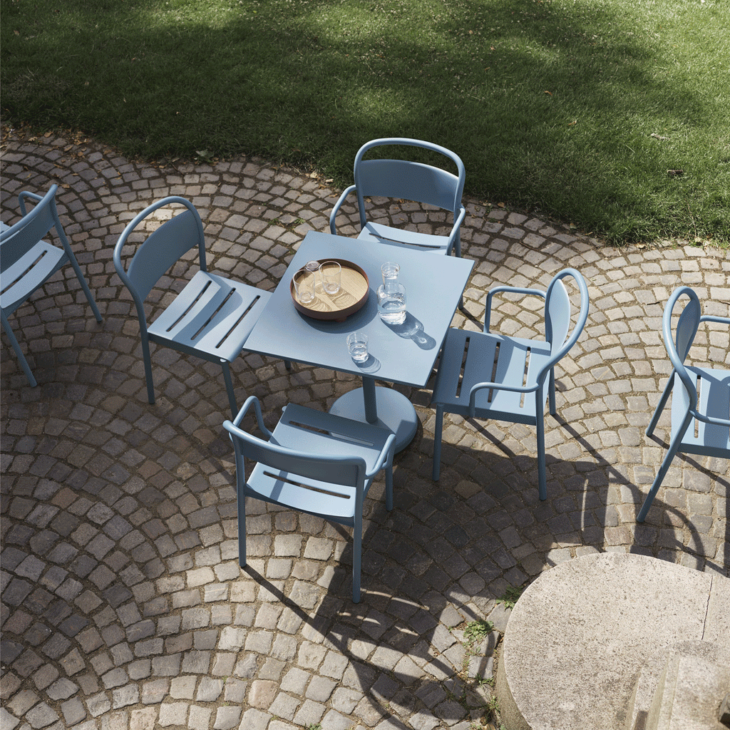 Muuto Linear Steel Gartenstuhl