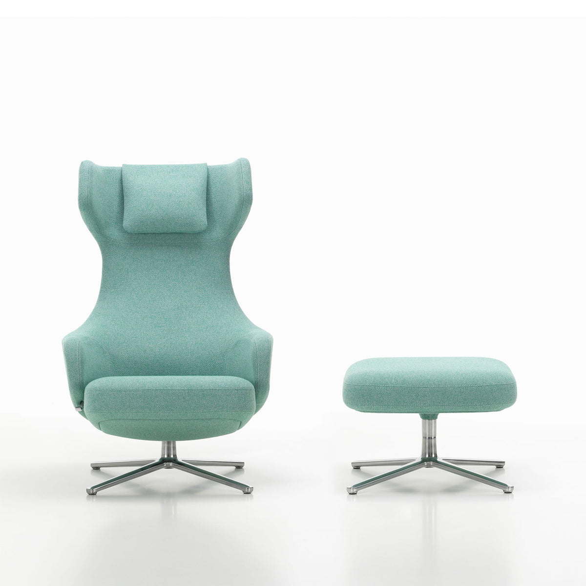 Vitra Grand Repos Sessel & Ottoman Stoff