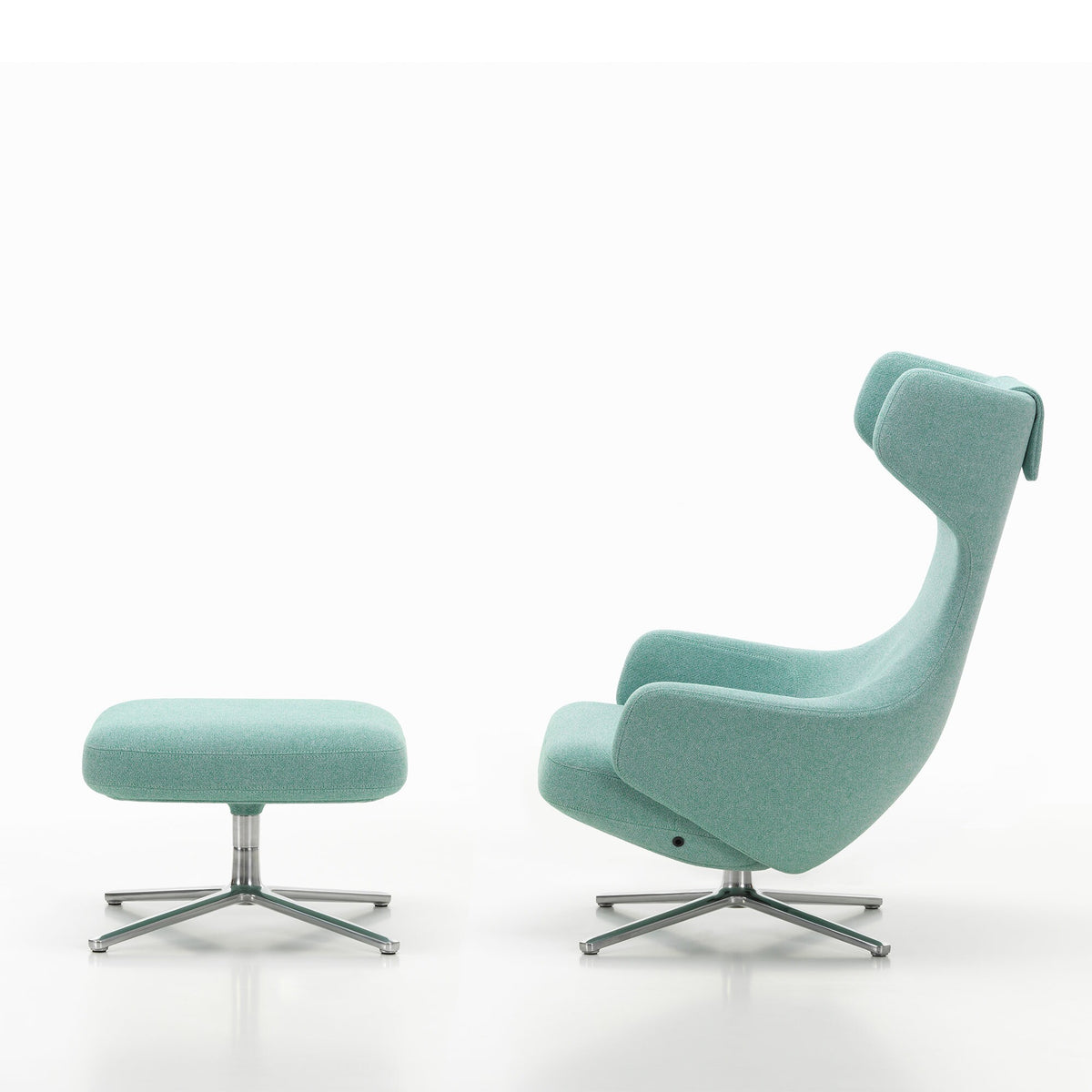Vitra Grand Repos Sessel & Ottoman Stoff