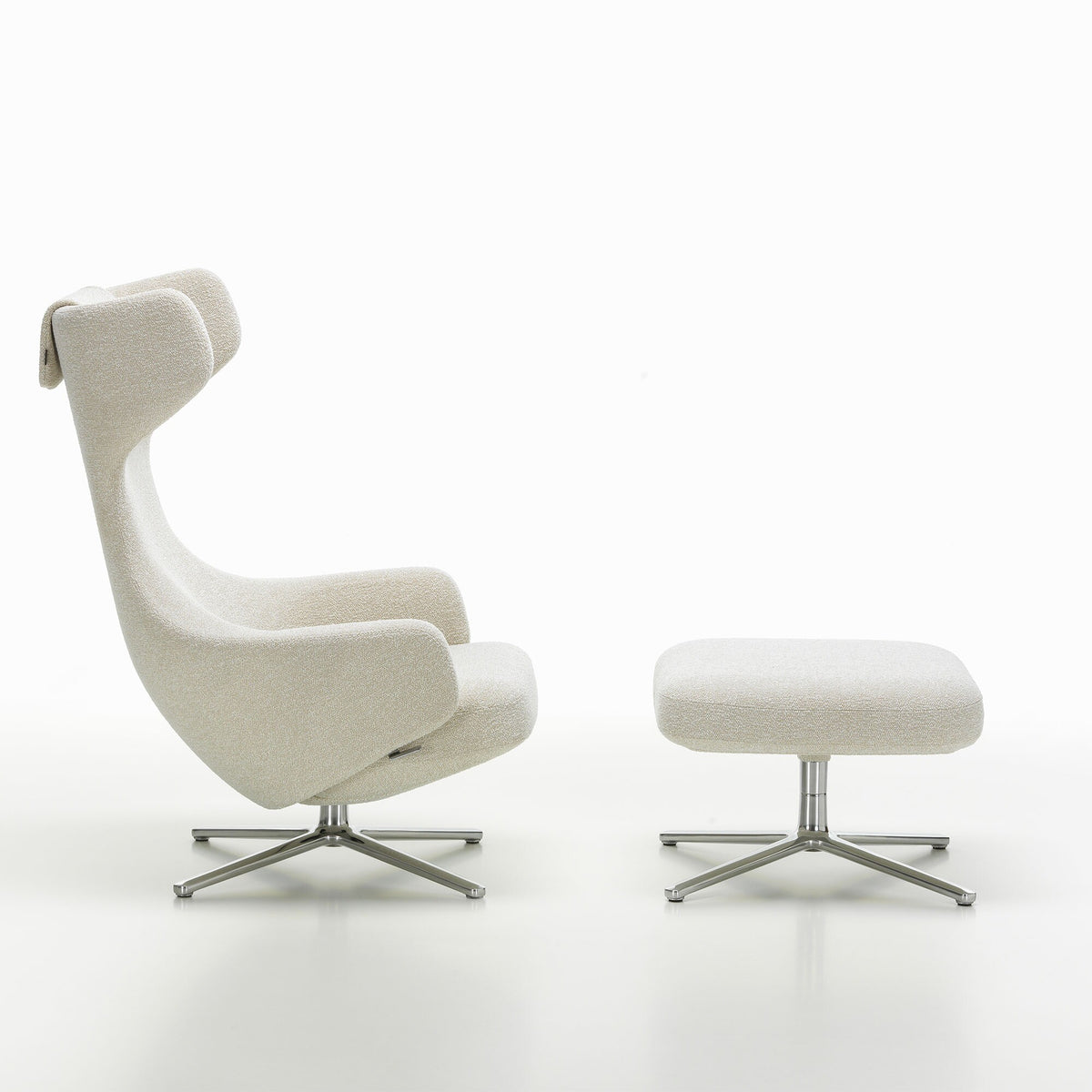 Vitra Grand Repos Sessel & Ottoman Stoff