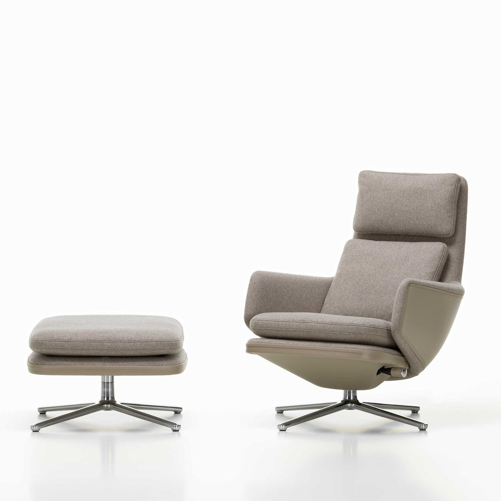 Vitra Grand Relax Sessel & Ottoman Stoff