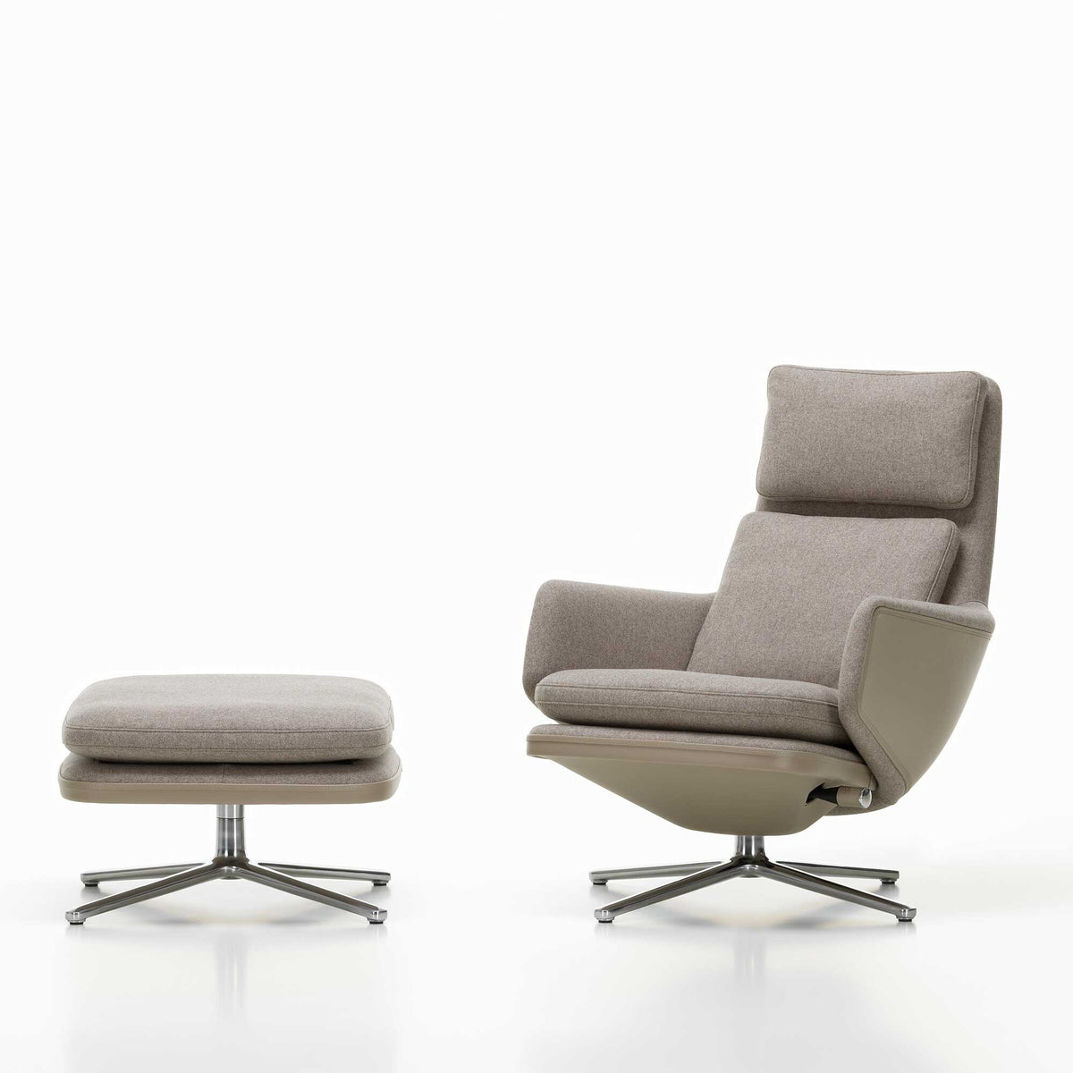 Vitra Grand Relax Sessel & Ottoman Stoff