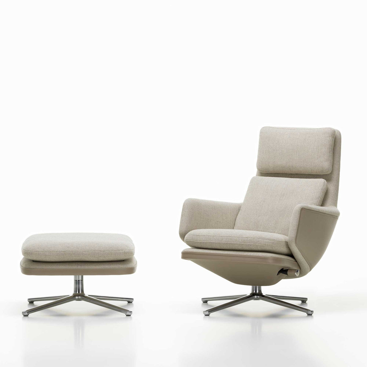 Vitra Grand Relax Sessel & Ottoman Stoff