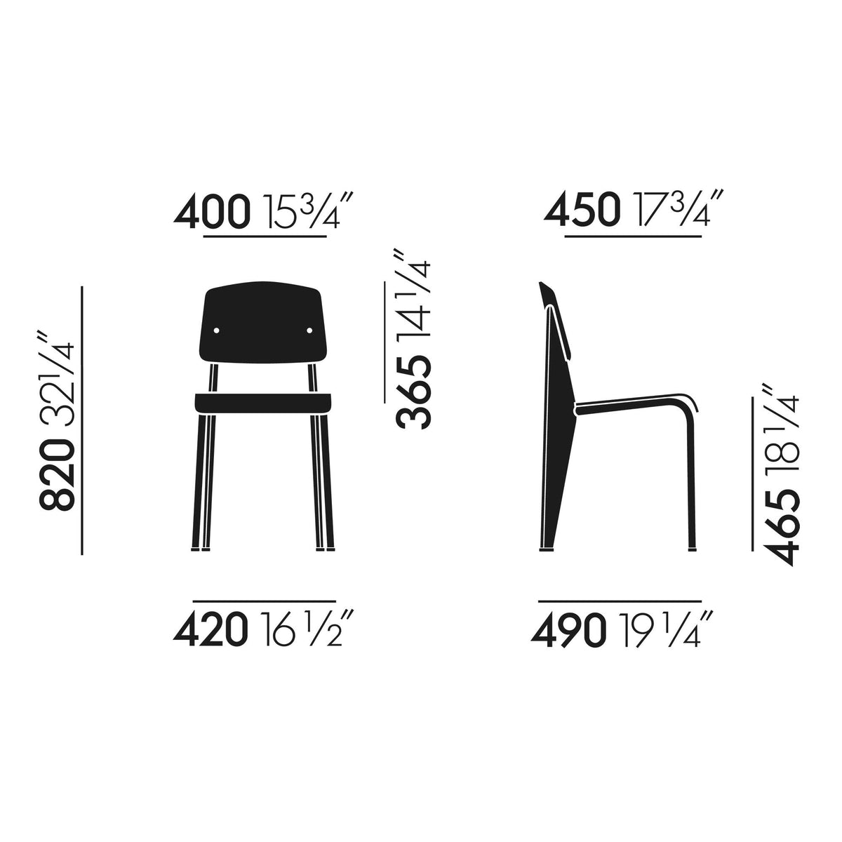 Vitra Standard SP Stuhl