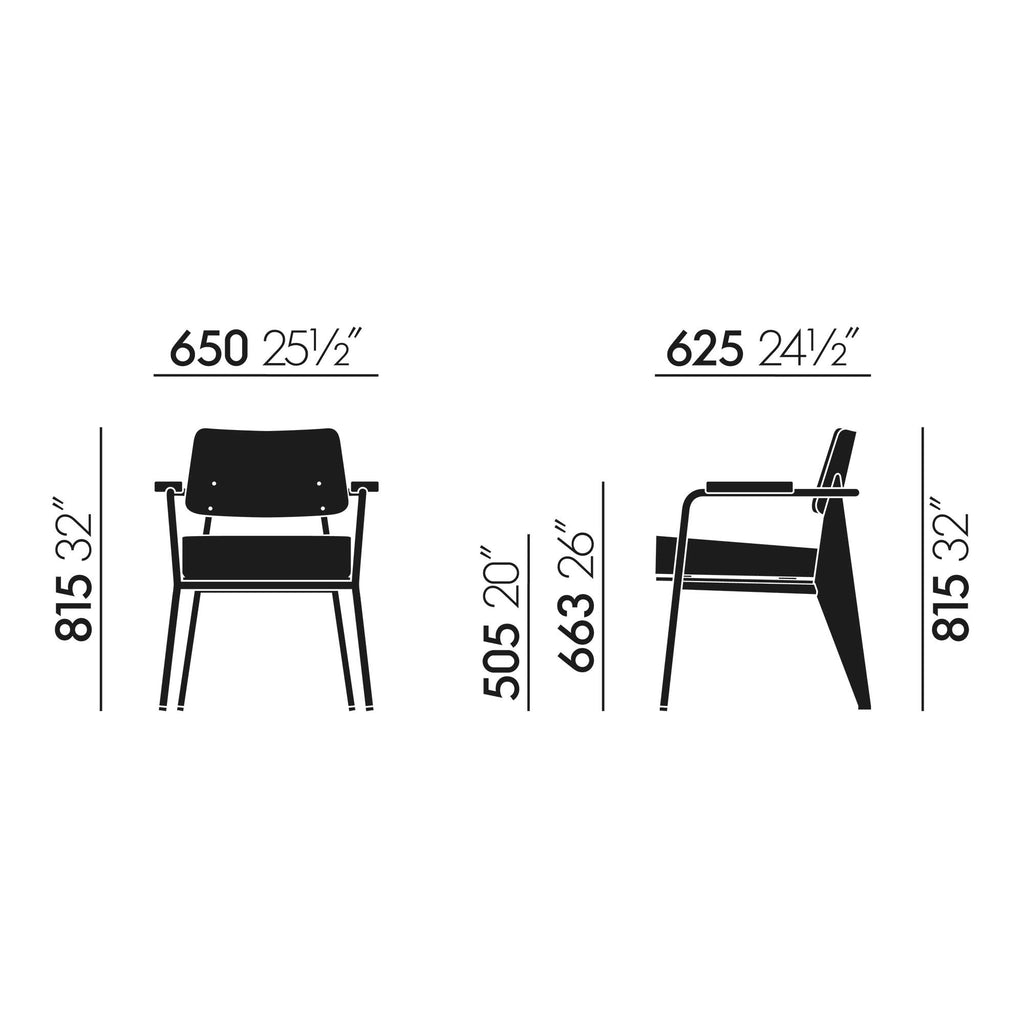Vitra Fauteuil Direction Armlehnstuhl