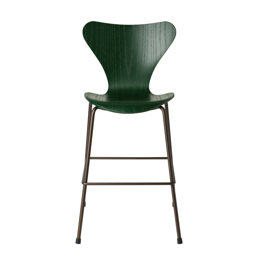 Fritz Hansen Serie 7™ Juniorstuhl Braun Bronze
