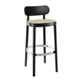 Thonet 118 H Barhocker mit Rohrgeflecht 94cm