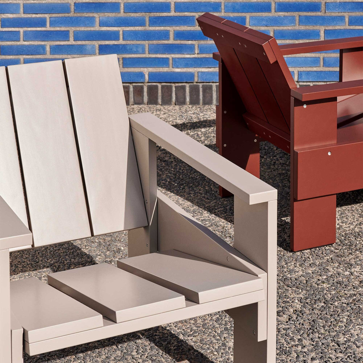 HAY Crate Lounge Gartenstuhl 77cm