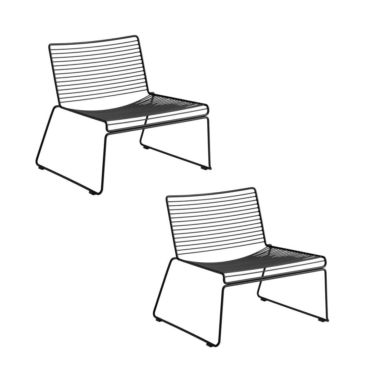 HAY Hee Lounge Stuhl 2er Set