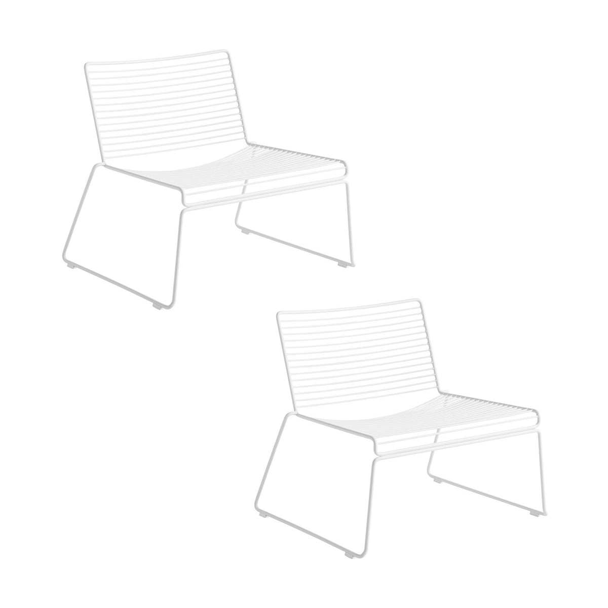 HAY Hee Lounge Stuhl 2er Set