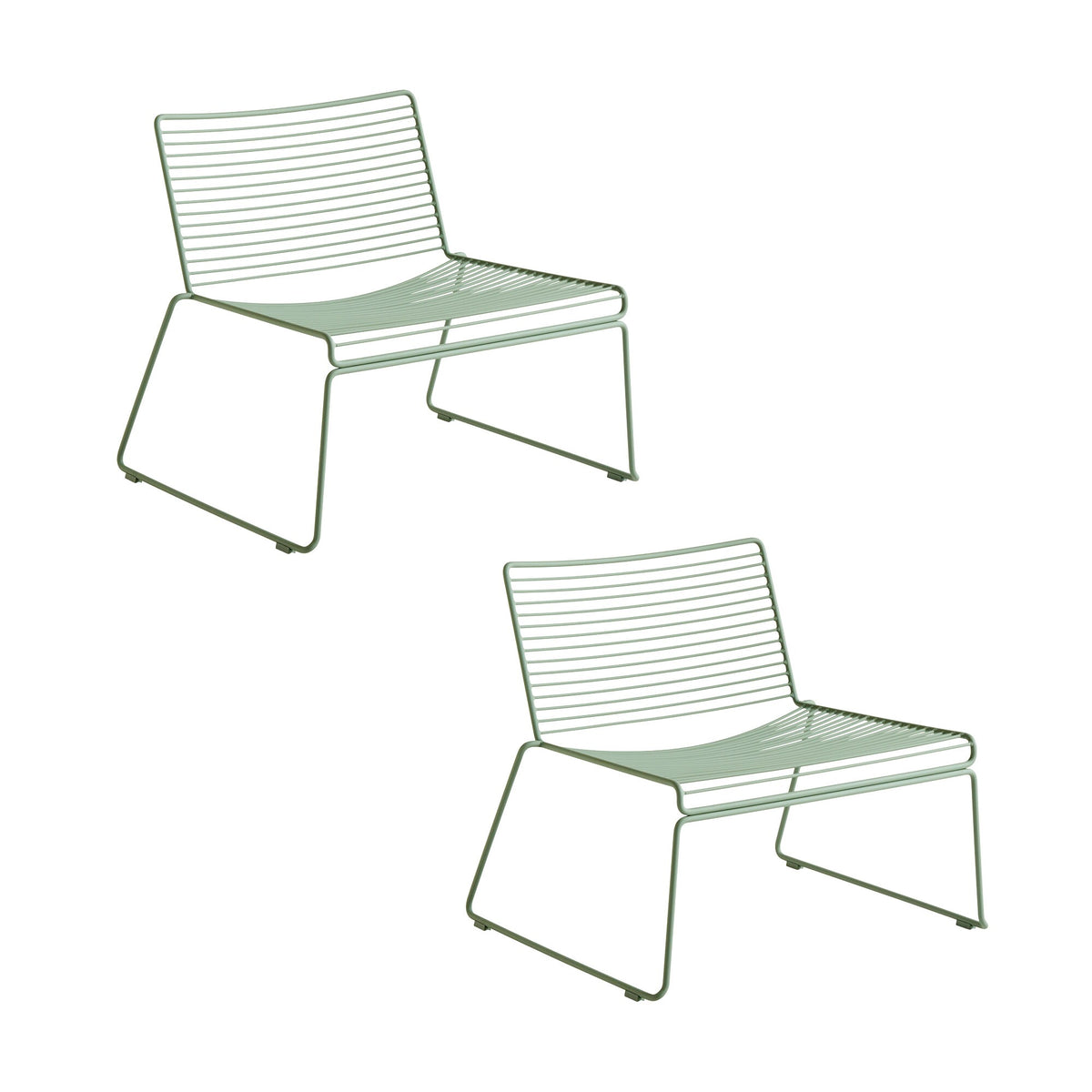 HAY Hee Lounge Stuhl 2er Set