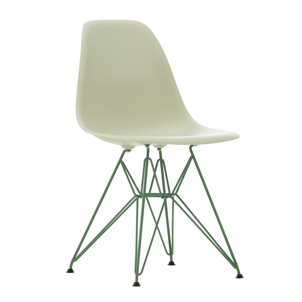 Vitra Eames Plastic Side Chair DSR RE Gestell meeresschaum grün