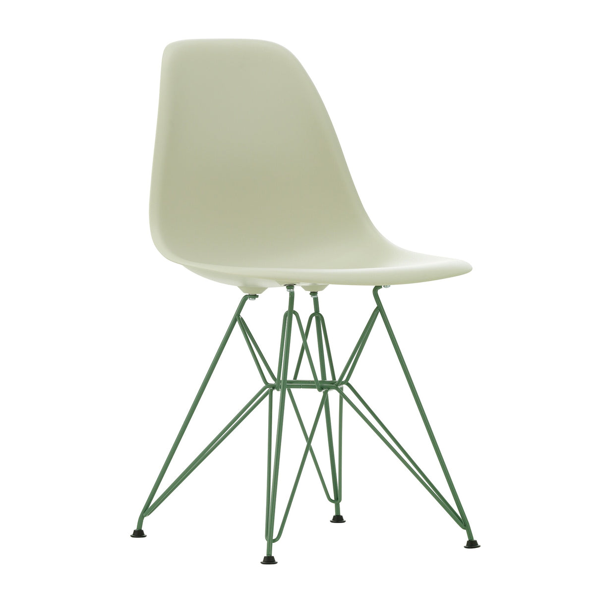 Vitra Eames Plastic Side Chair DSR RE Gestell meeresschaum grün