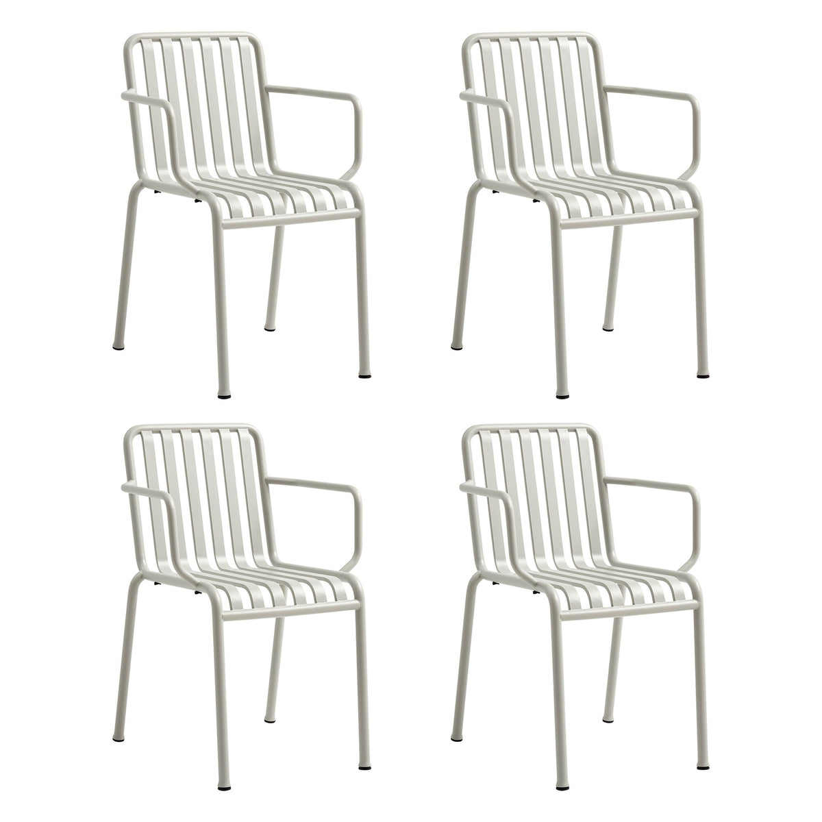 HAY Palissade Garten-Armlehnstuhl 4er Set