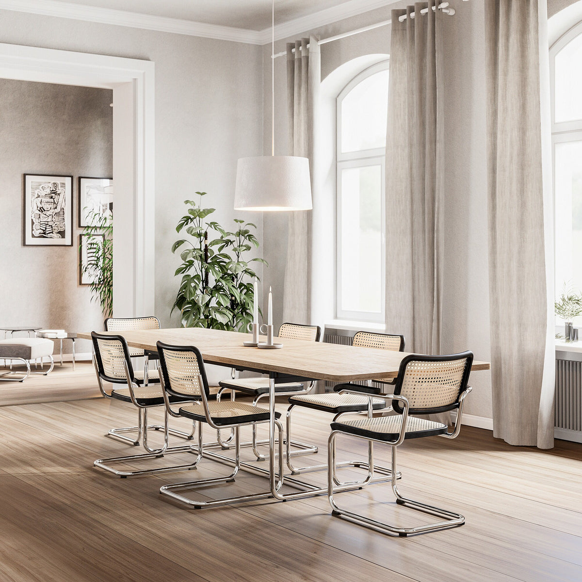 Thonet S 1070 Esstisch 240x100cm