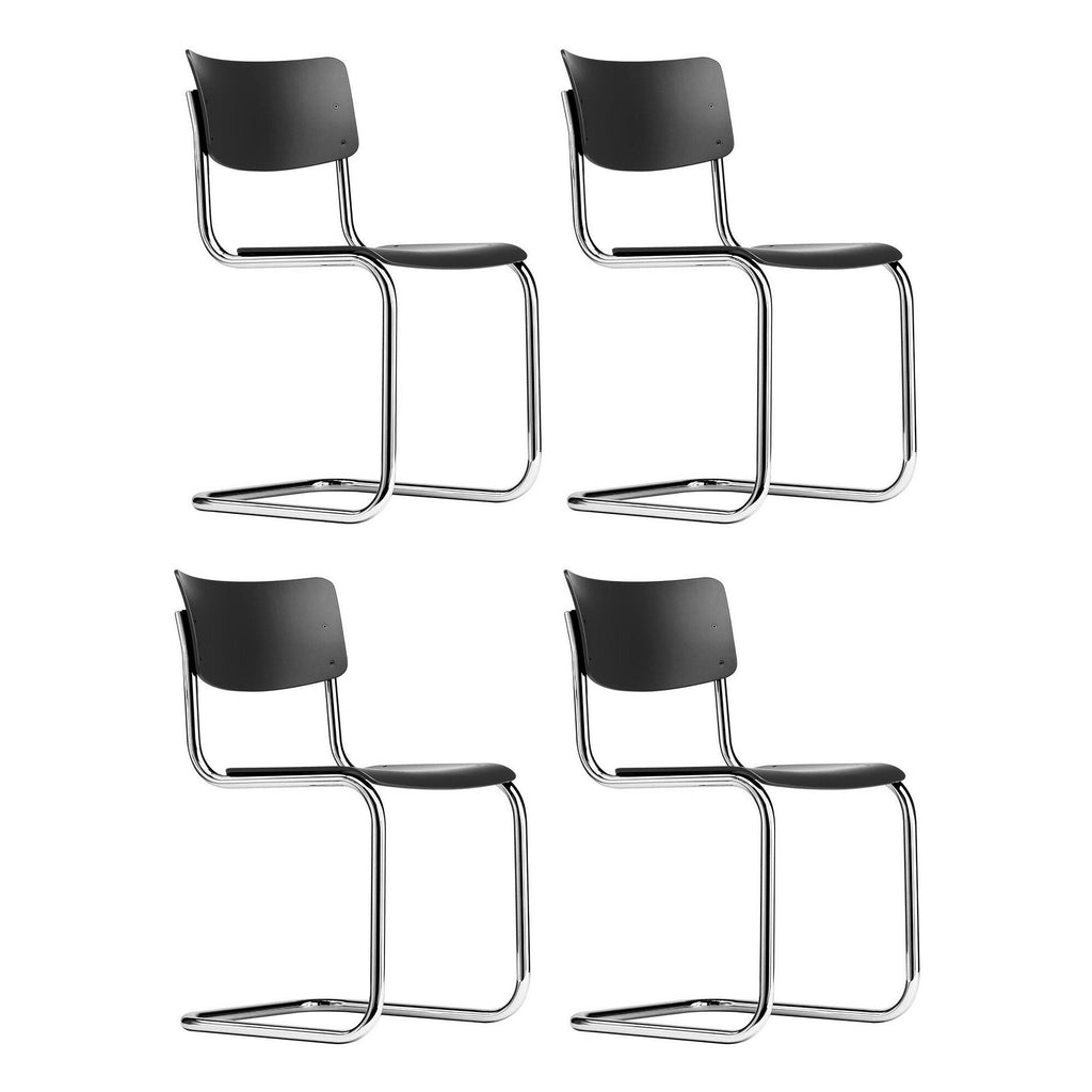 Thonet S 43 Freischwinger Stuhl 4er Set