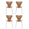 Fritz Hansen Serie 7™ Stuhl Naturfurnier 4er Set