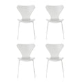 Fritz Hansen Serie 7™ Stuhl lackiert Monochrom 4er Set