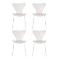 Fritz Hansen Serie 7™ Stuhl gefärbte Esche Monochrom 4er Set