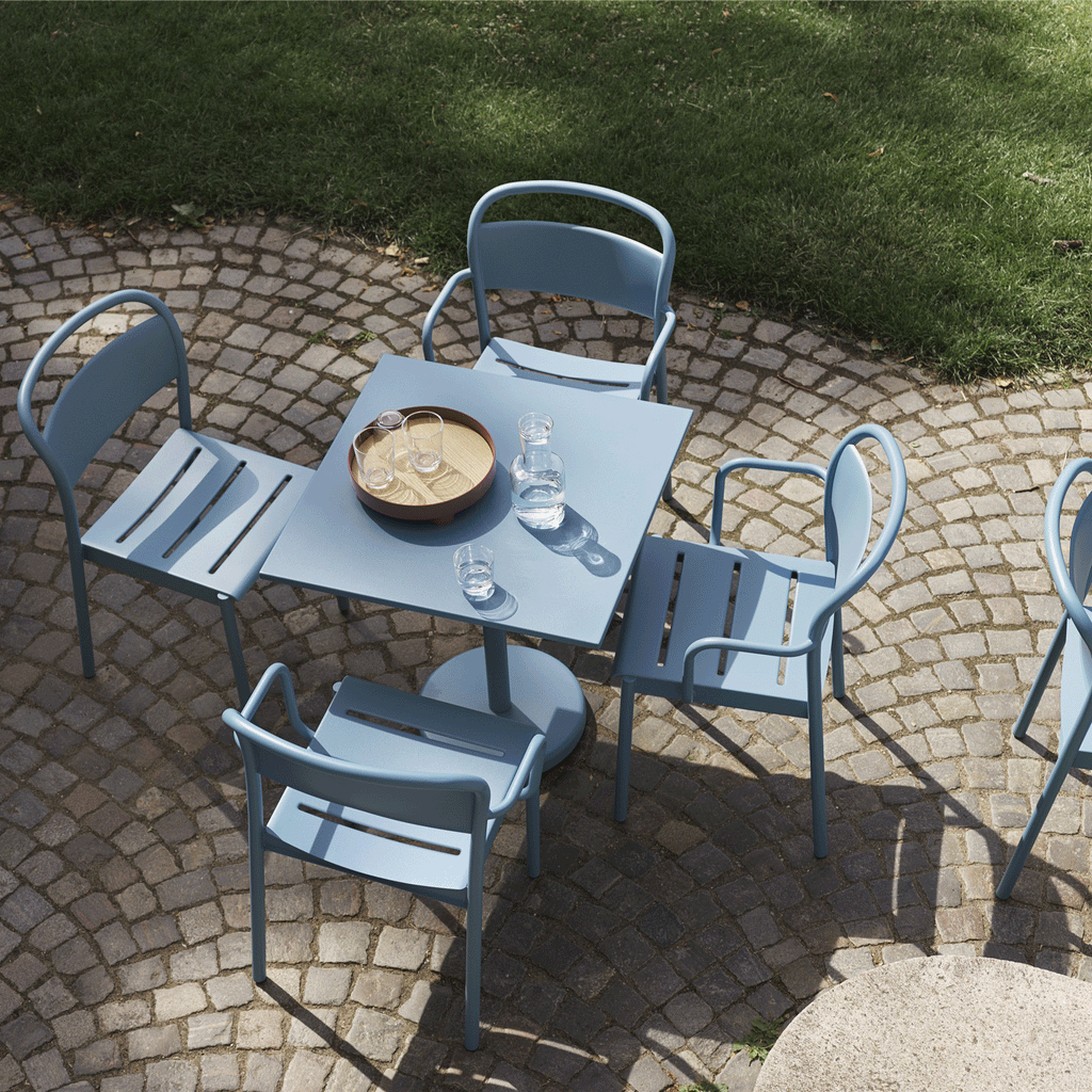 Muuto Linear Steel Bistrotisch 70x73x70cm