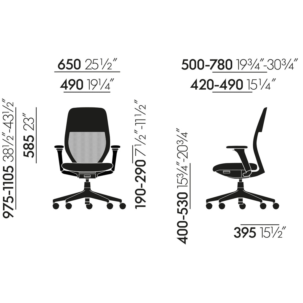 Vitra ACX Light Bürostuhl