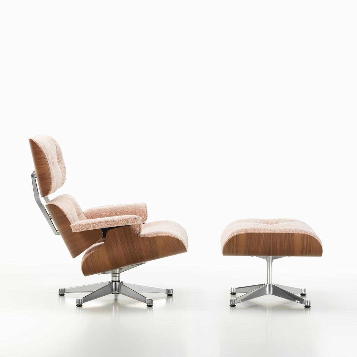 Vitra Eames Lounge Chair Sessel & Ottoman Stoff