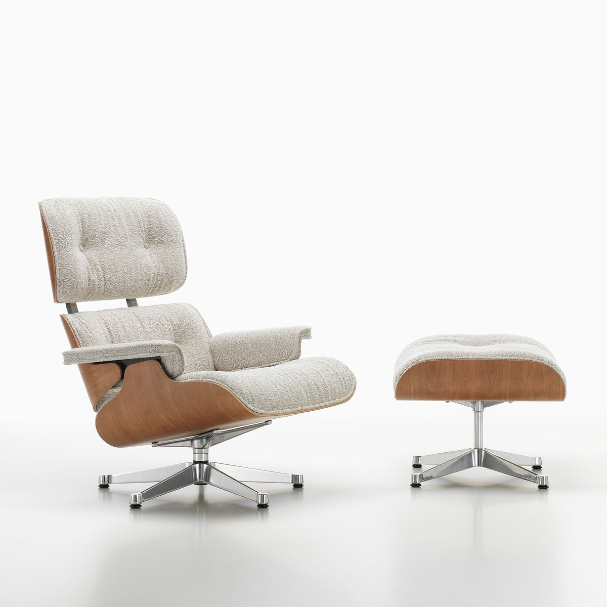 Vitra Eames Lounge Chair Sessel & Ottoman Stoff